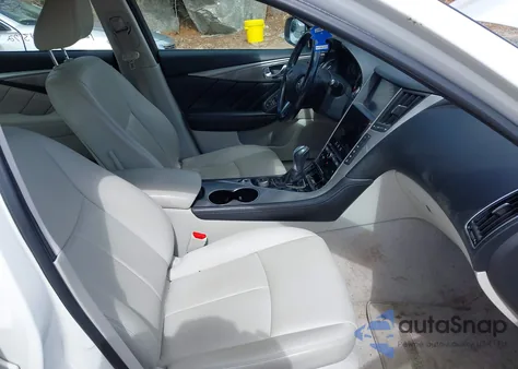 2015 Infiniti Q50 Premium from USA, damaged, VIN JN1BV7ARXFM399617